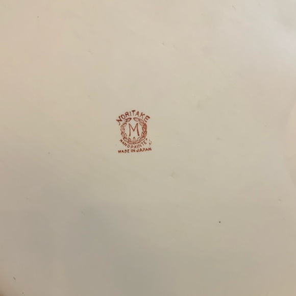 Noritake Vintage Handpainted Lusterware Snack Plates - Picture 7 of 7